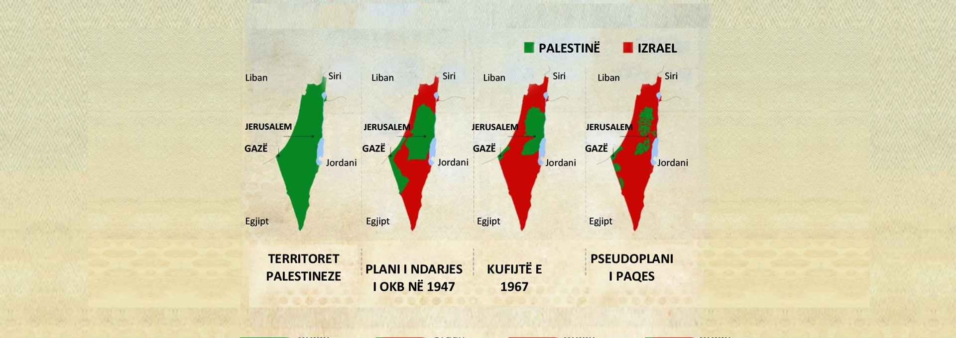 Harta e territoreve palestineze