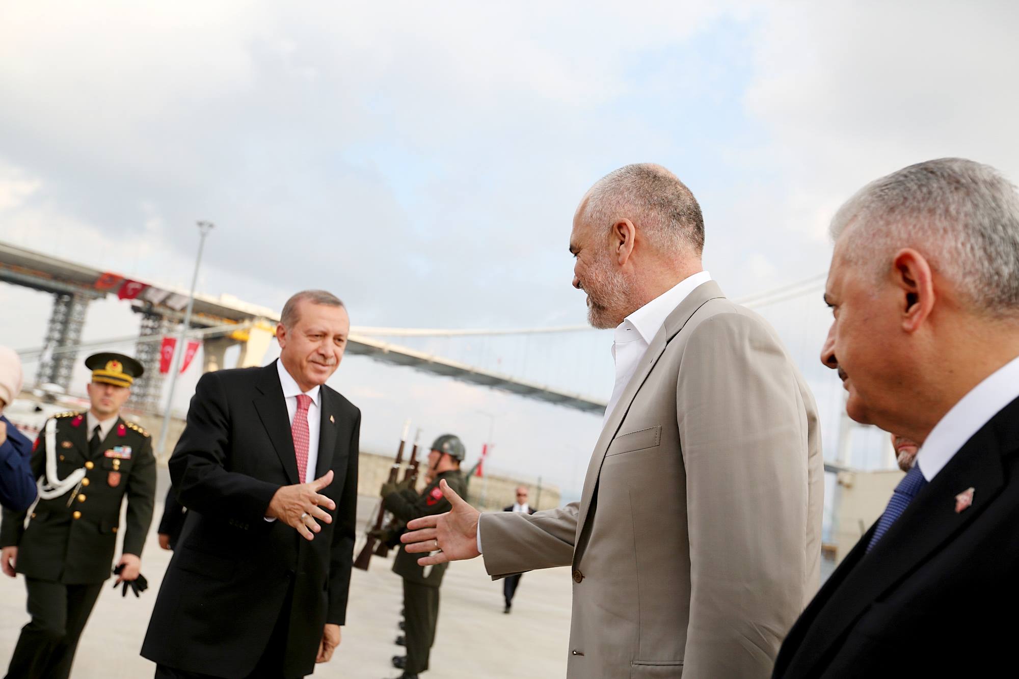 Rama në përurimin e Urës Osmangazi