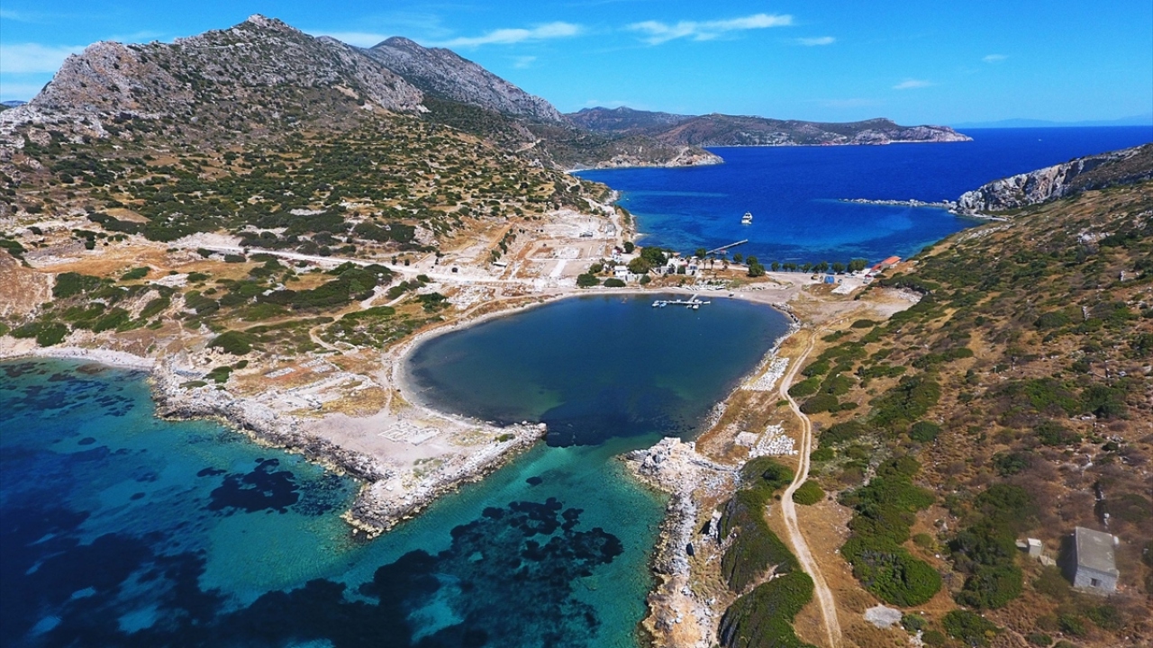 Qyteti antik Knidos në Turqi