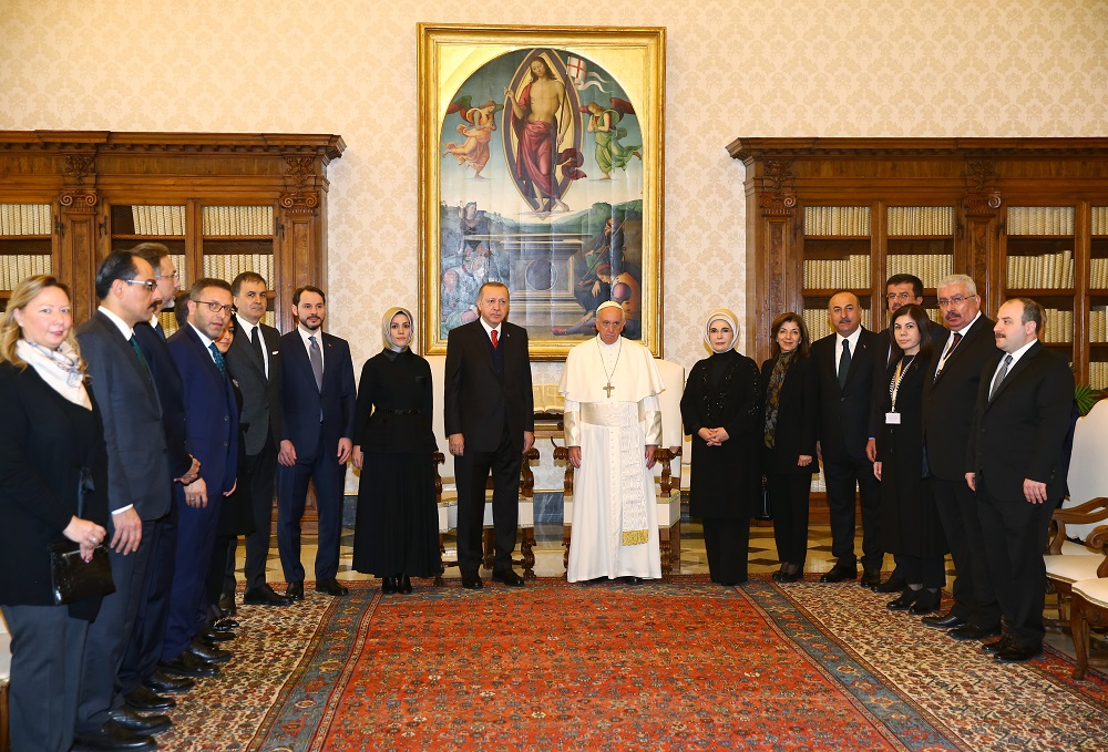 Erdogani në Vatikan