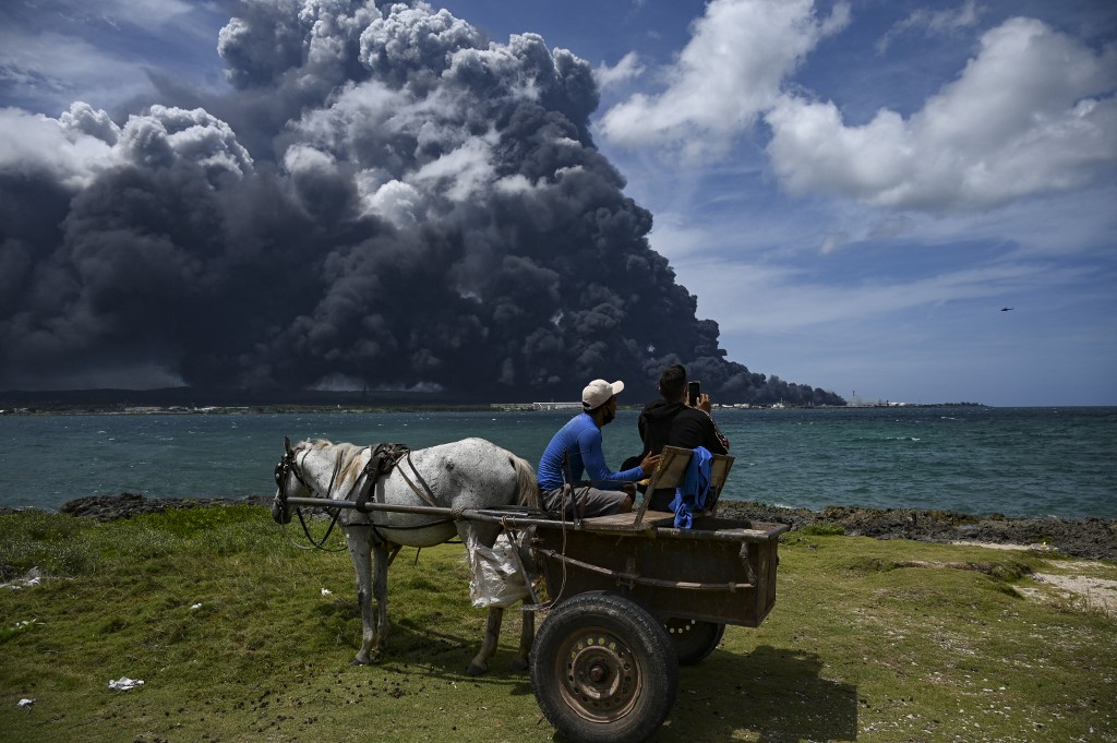 Incendio en tanques de combustible, Matanzas