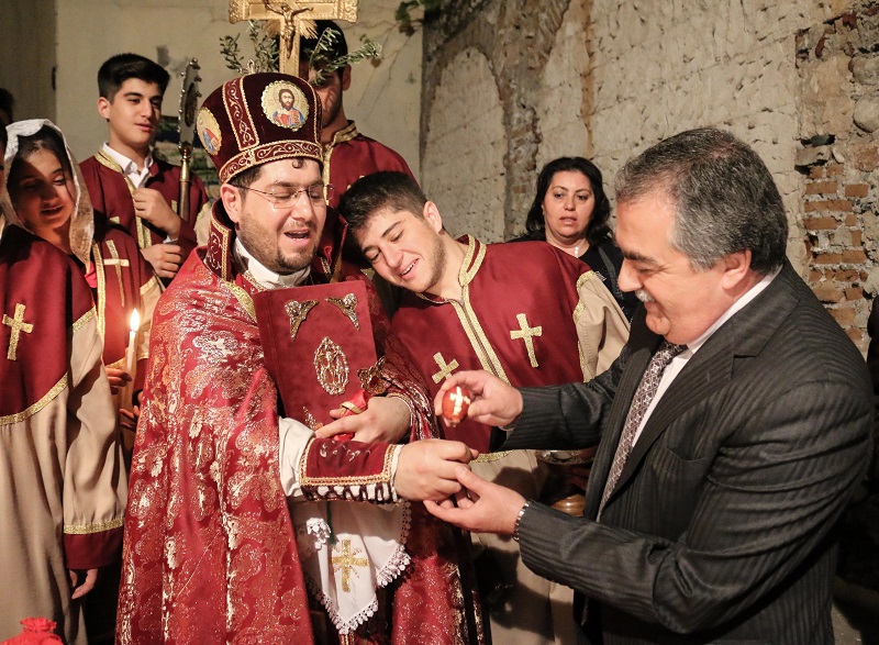 გუშინ თურქეთში მცხოვრებმა ქრისტიანებმა აღდგომის დღესასწაული აღნიშნეს