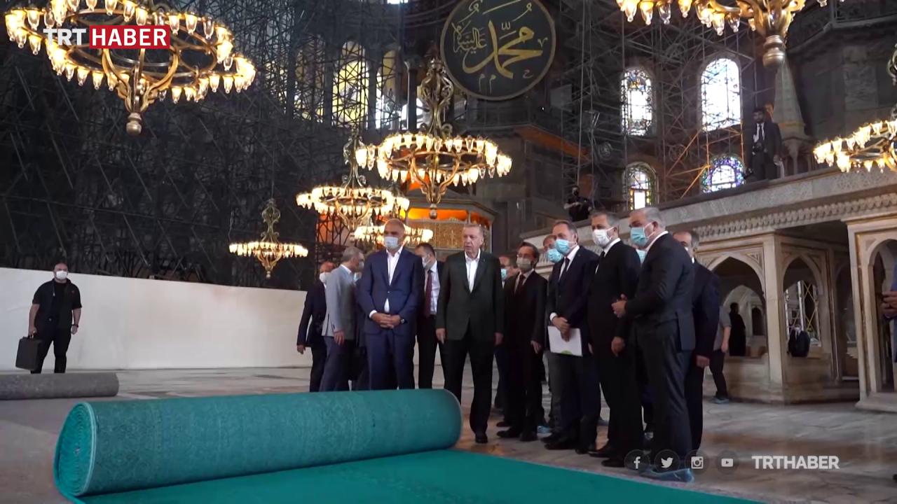 فرش مسجد ایاصوفیه