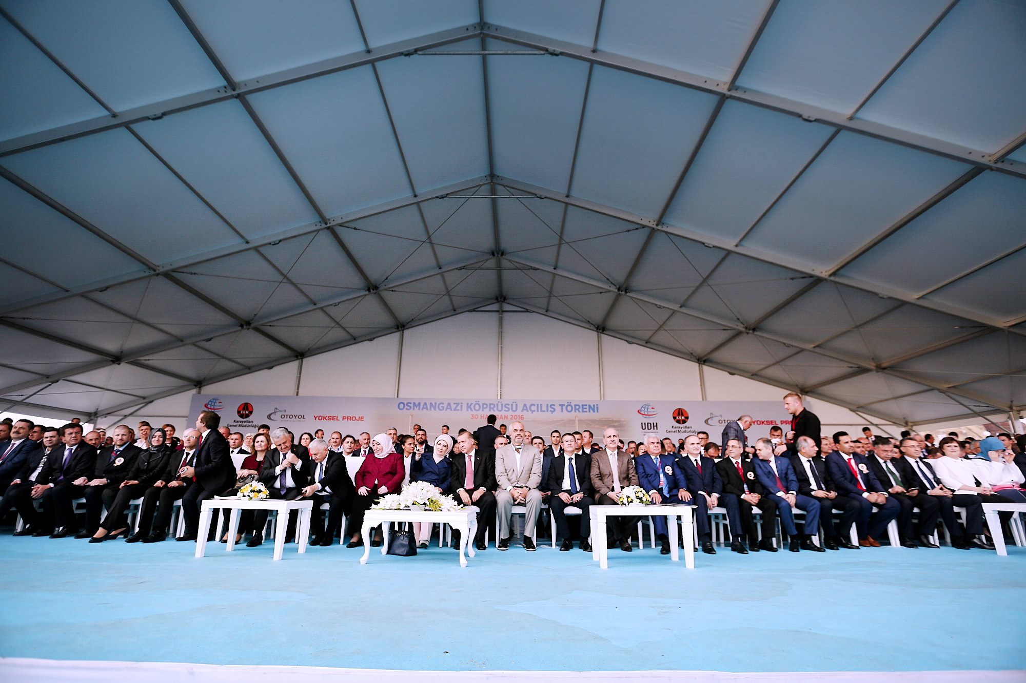 Rama në përurimin e Urës Osmangazi