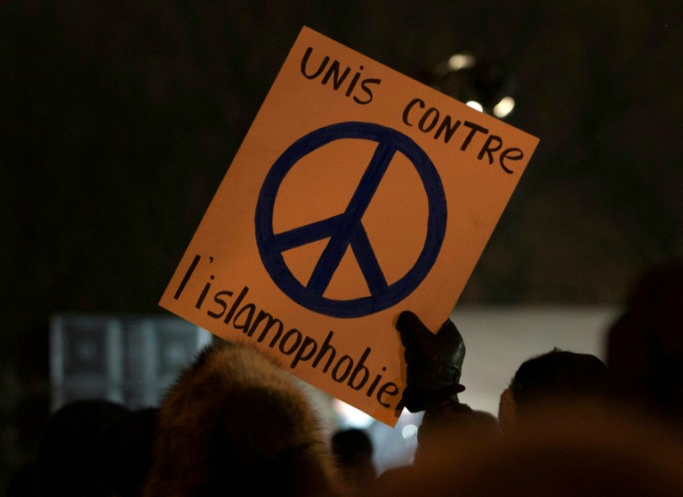 Commémoration des victimes de l'attentat terroriste contre une mosquée à Québec