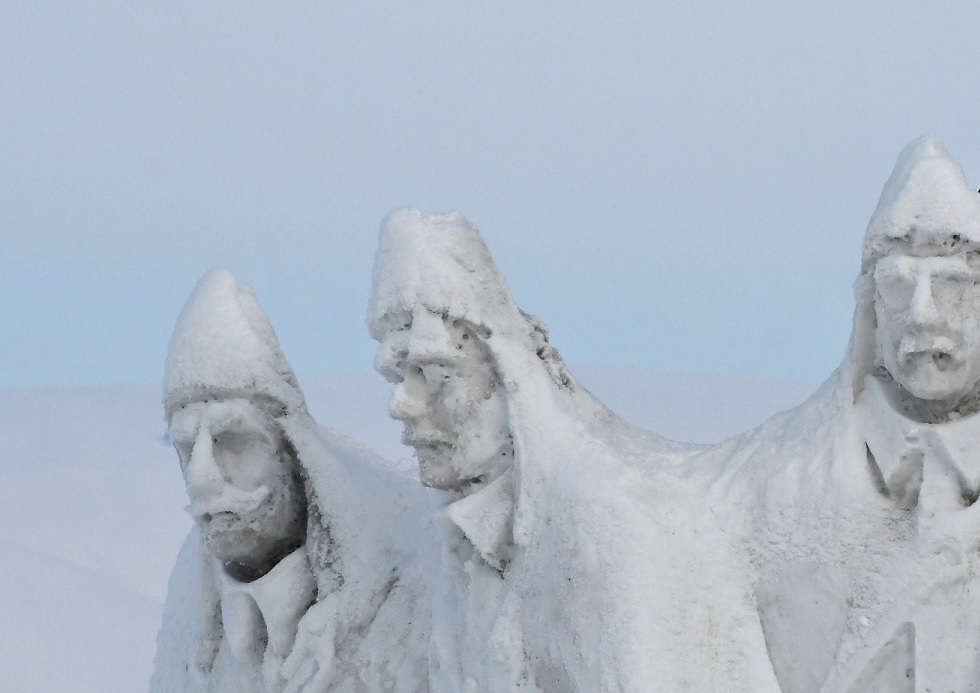 Esculturas de nieve en Kars