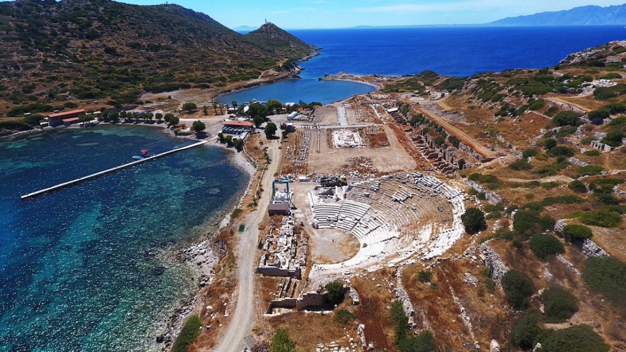 Qyteti antik Knidos në Turqi