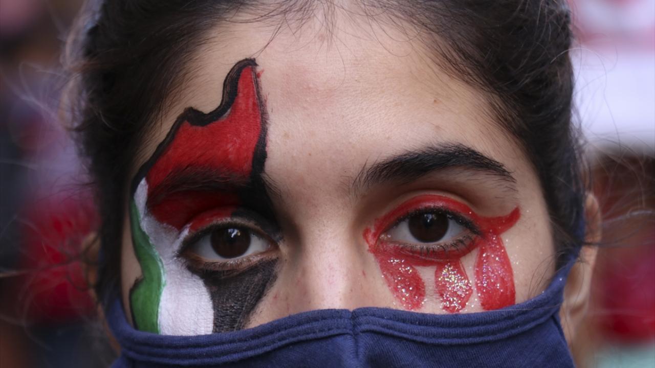 Cientos de personas se manifestaron en Argentina para condenar los ataques israelíes contra los palestinos y apoyar al pueblo palestino