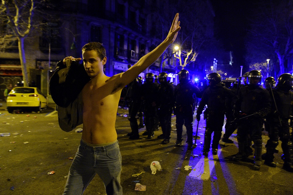 Kataloniyada protest çaraları