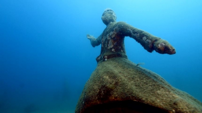 El Museo Submarino de Side expone 117 esculturas a 24 metros de profundidad