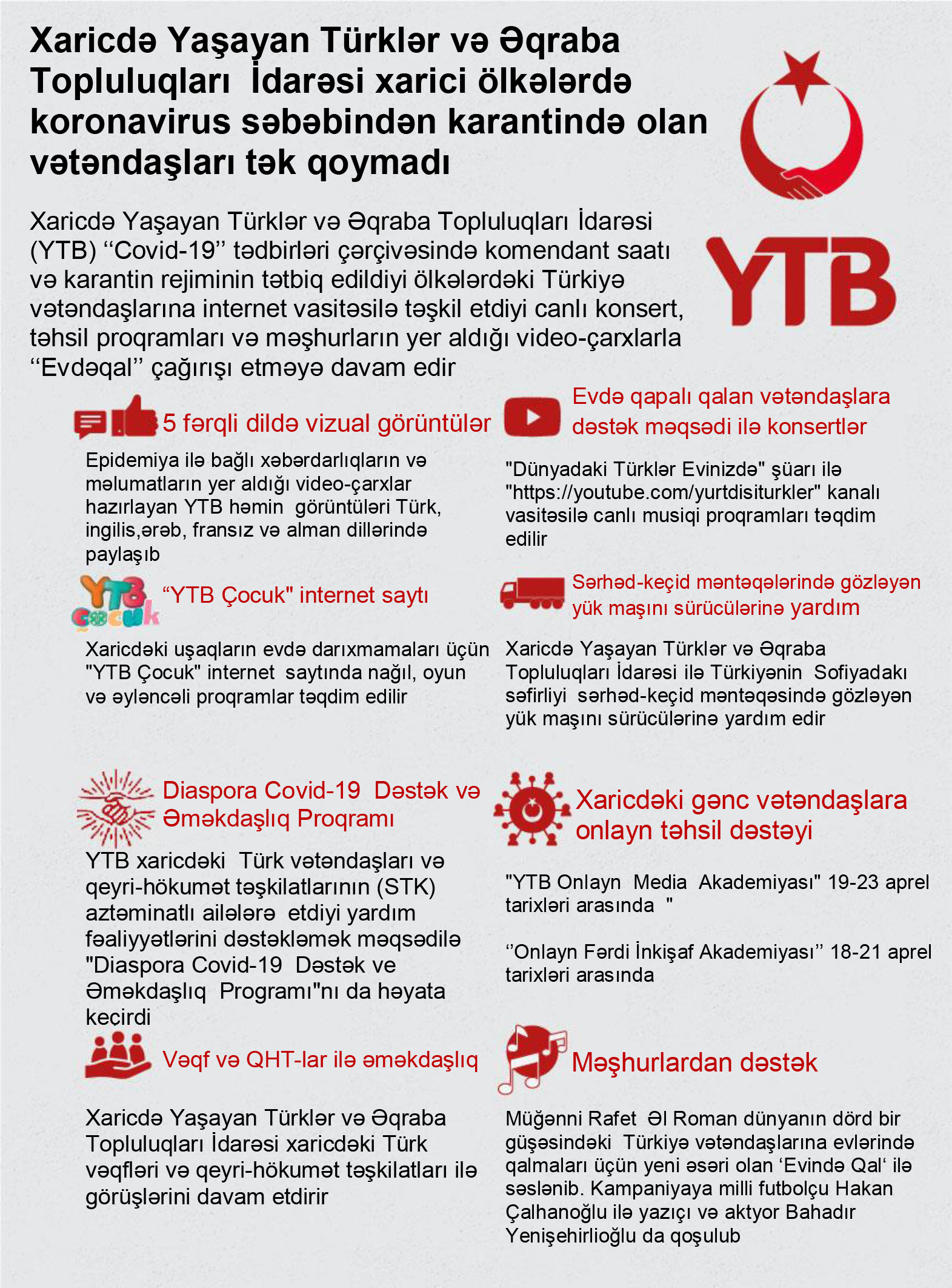 Xaricdə Yaşayan Türklər və Əqraba Topluluqları İdarəsi xaricdəki türkləri tək qoymadı