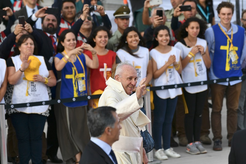 Las mejores imágenes del Papa en su visita a Chile