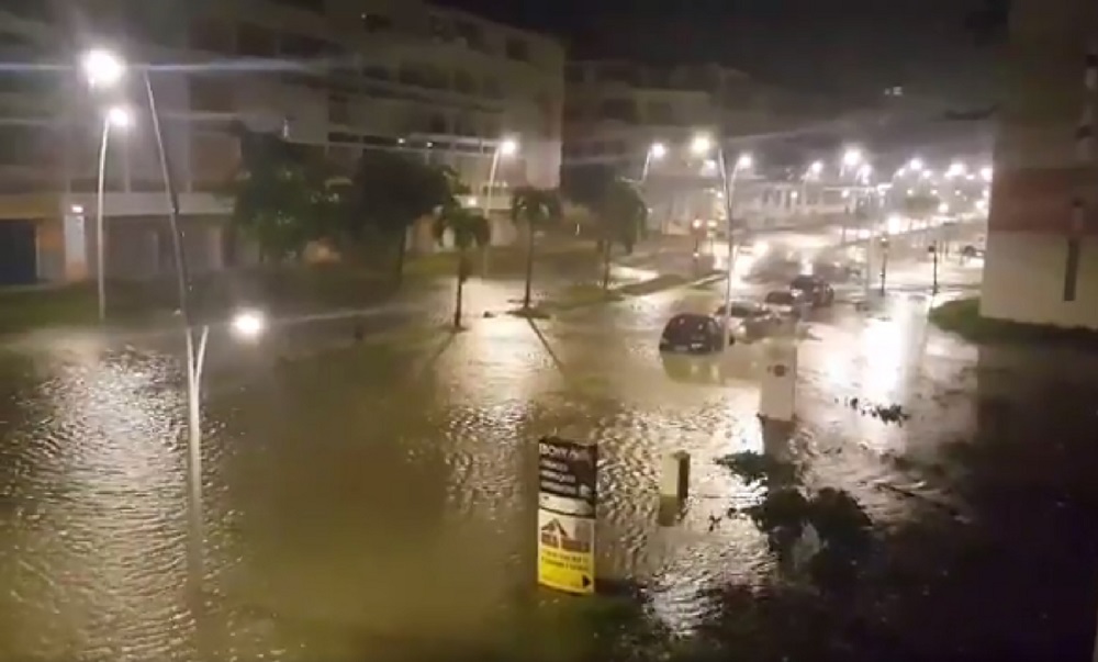 Hotunan guguwar Maria da ta kunna kai Tsibiran Karibiyan inda daga nan za ta wuce Kudancin Amurka