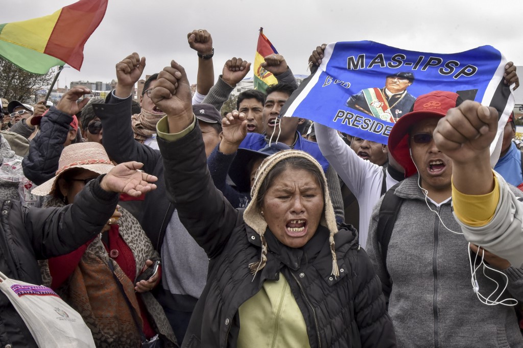 Así se ven las protestas en Bolivia