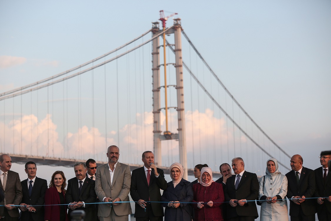 Rama në përurimin e Urës Osmangazi