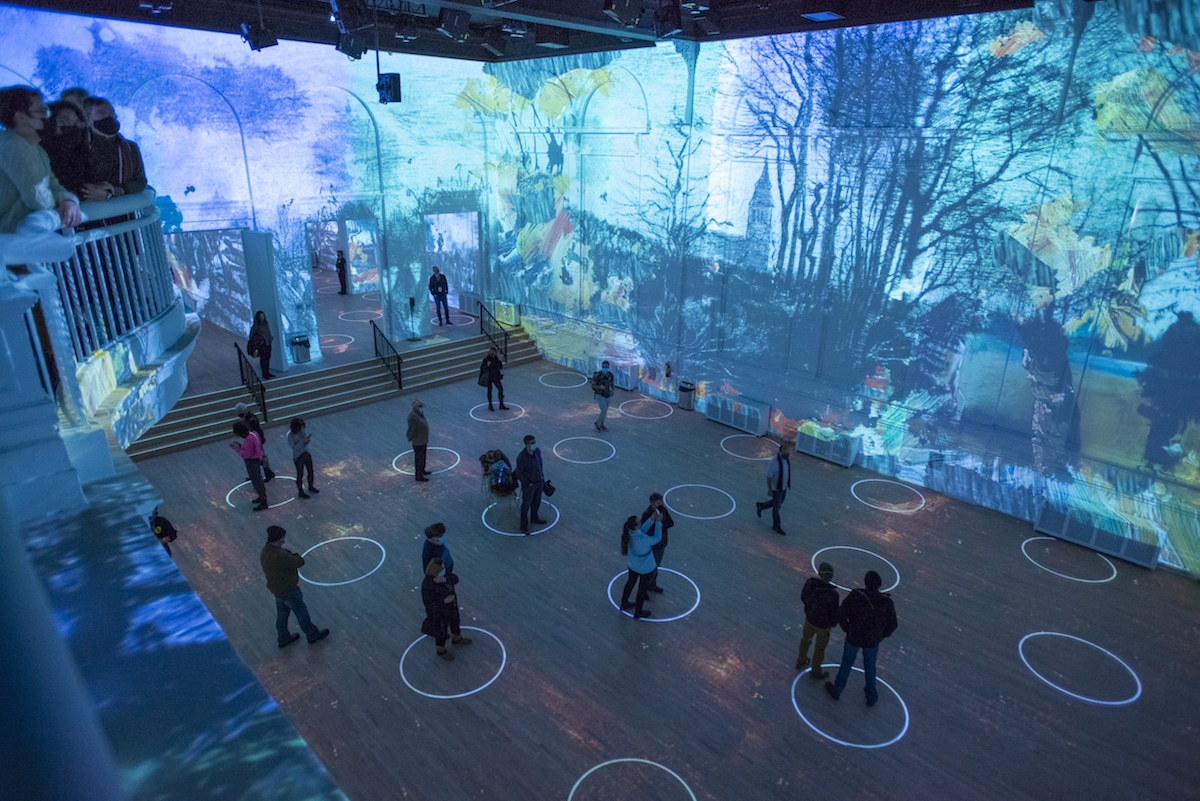 Abren una exposición digital de Van Gogh en Nueva York