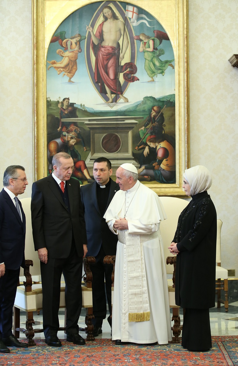 Erdogani në Vatikan