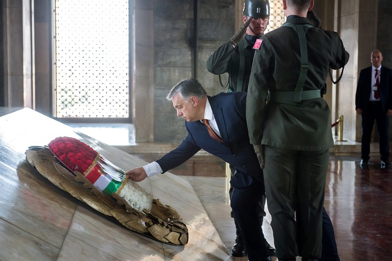 Orbán Viktor tartózkodik Ankarában