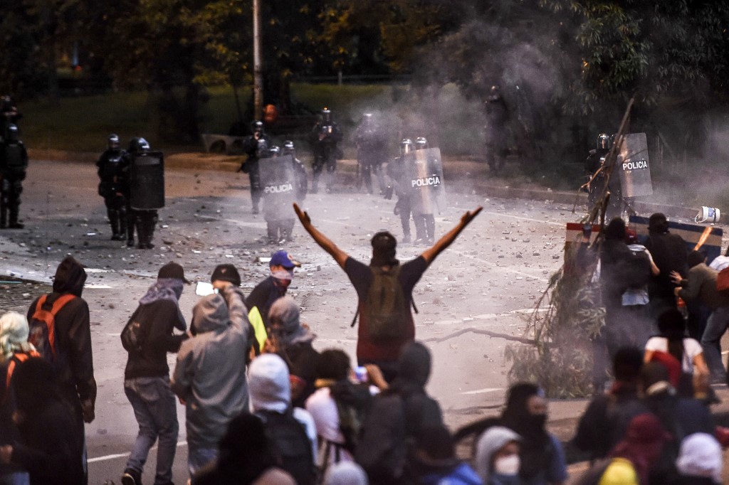 Siguen las protestas callejeras en Colombia