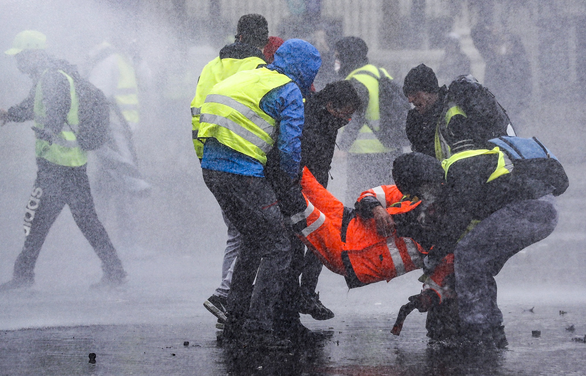 Protestas de los "chalecos amarillos" en París