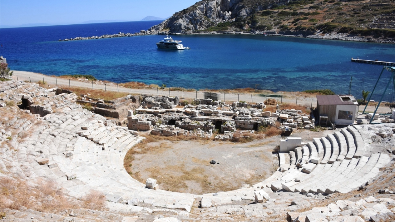 Qyteti antik Knidos në Turqi