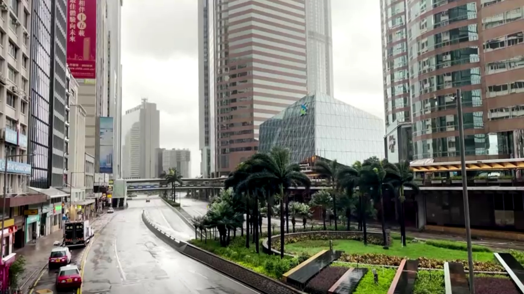 香港遭遇强台风