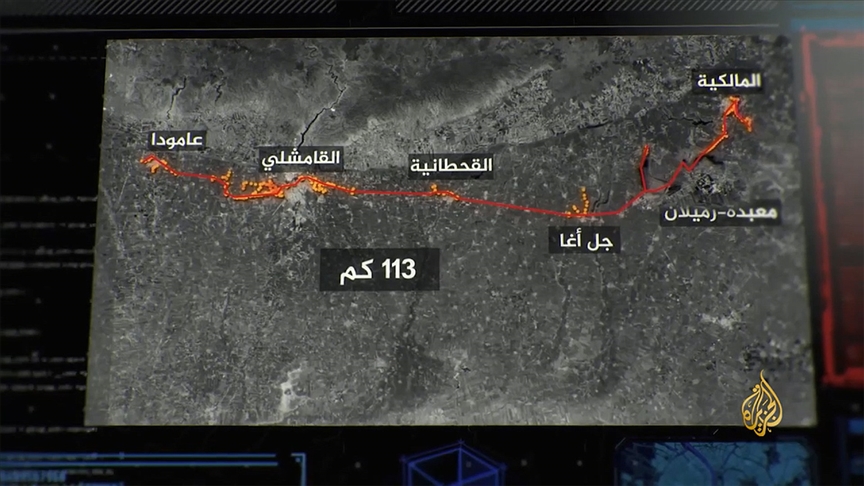 YPG/PKK ka hapur tunele 113 kilometra të gjatë në Haseke në afërsi të kufirit turk