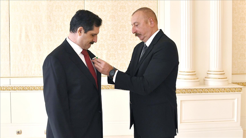 アゼルバイジャンのアリエフ大統領がトルコ大使に「友好勲章」授与