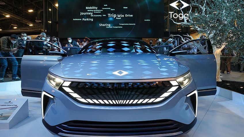 Turquía hizo presencia en feria internacional de Las Vegas con su primer automóvil eléctrico