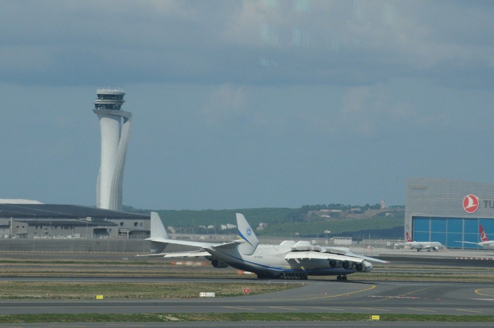 Estaba en Turquía por primera vez el avión de carga más grande del mundo