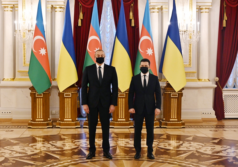 Azərbaycan Prezidenti İlham Əliyev Ukraynada işgüzar səfərdədir
