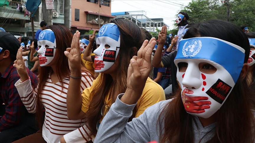 Protes Anti Rampasan Kuasa di Myanmar, 780 Terbunuh