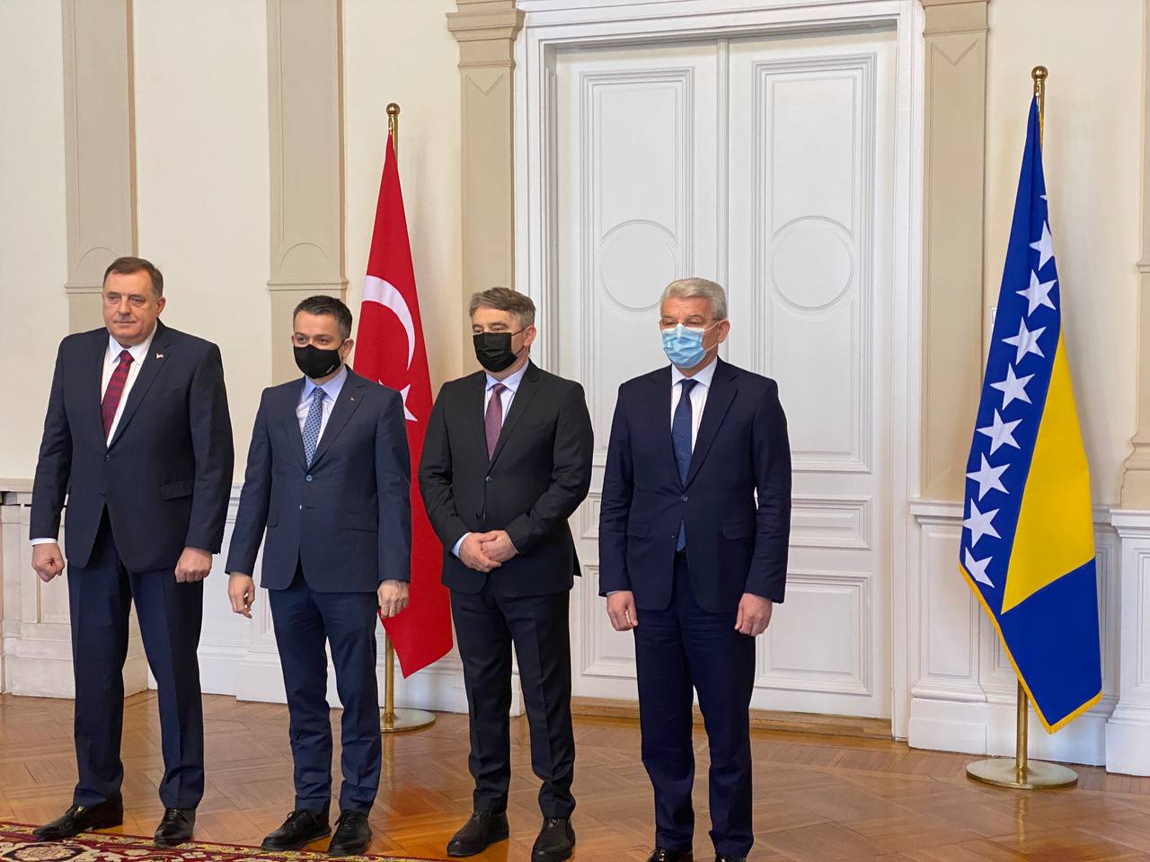 Turski ministar Pakdemirli započeo posjetu BiH susretom s članovima Predsjedništva BiH