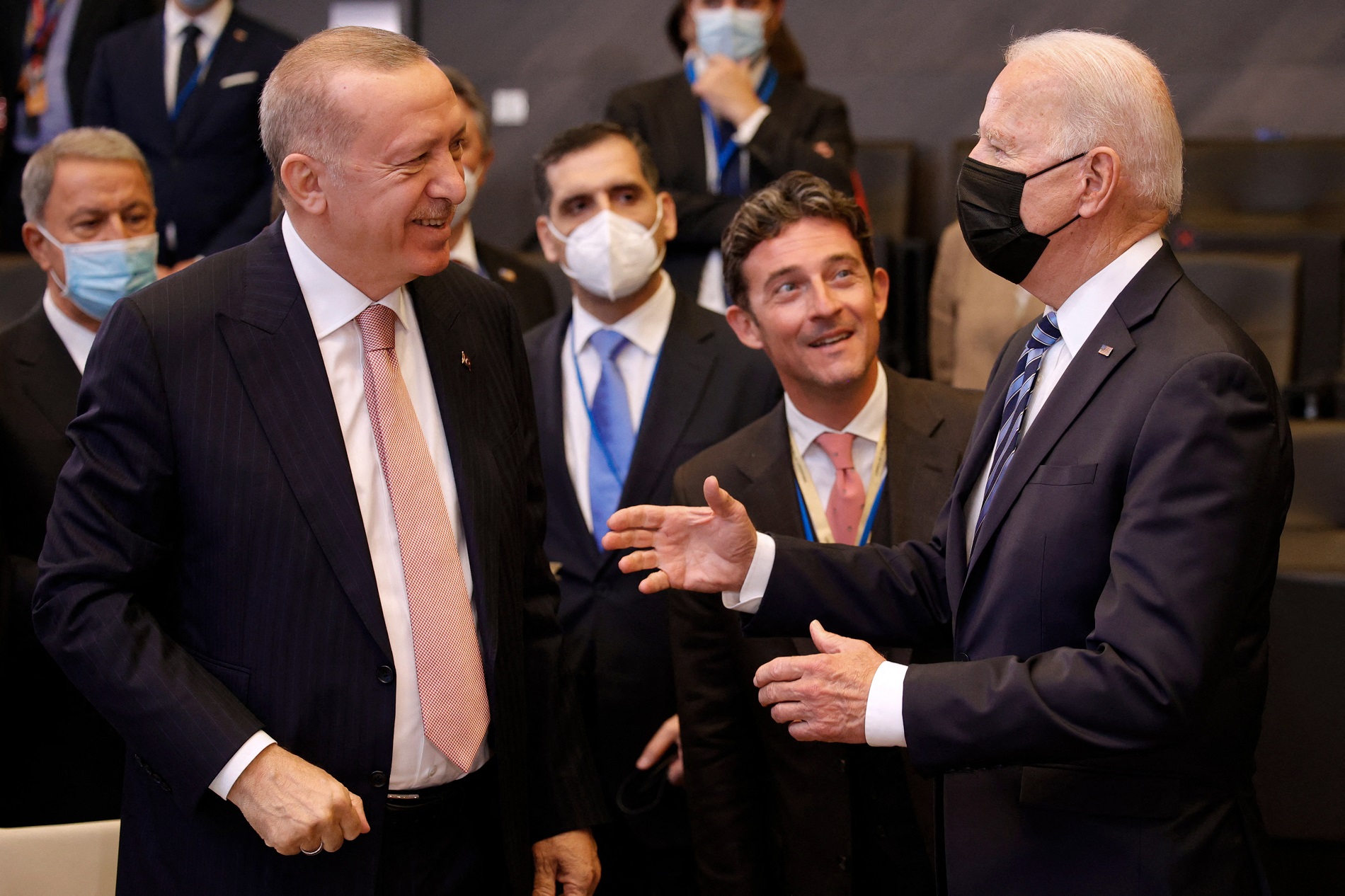 رئیس جمهوراردوغان گفت: دیداری بسیار مفید و صمیمی با بایدن داشتیم
