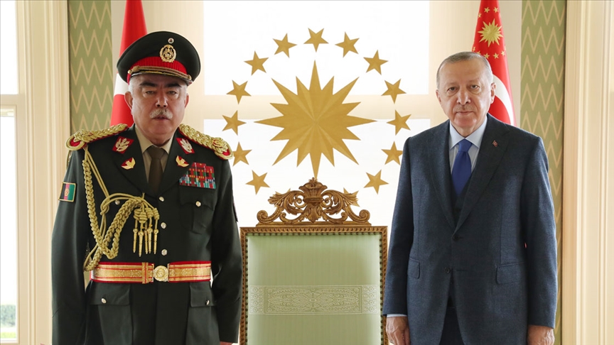 اردوغان مارشال عبدالرشید دوستم را به حضور پذیرفت