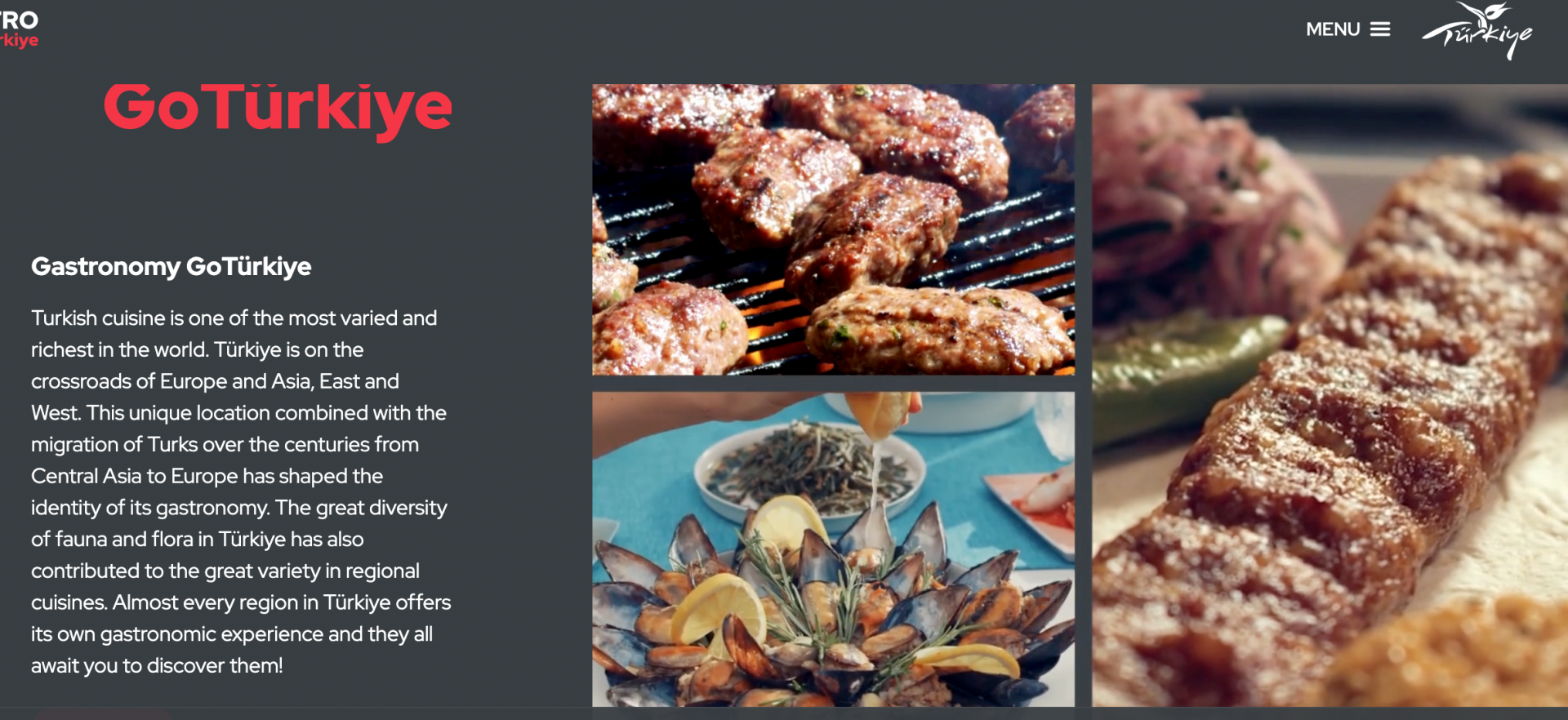 GoTurkey presenta la cocina turca y las mejores rutas gastronómicas de Turquía