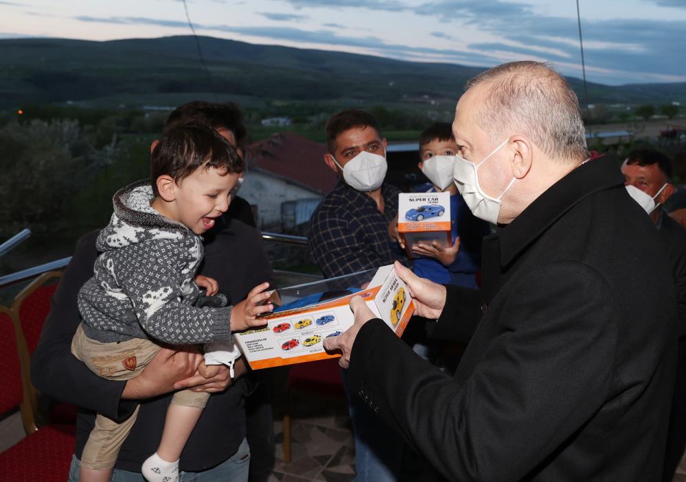 Erdogan était l'invité d'une famille à Ayas à l'occasion d'un diner de rupture de jeûne