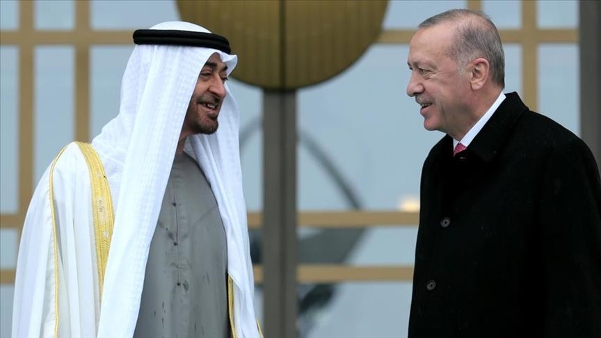 El príncipe heredero de Abu Dabi agradeció a Erdogan por su cálida bienvenida y hospitalidad