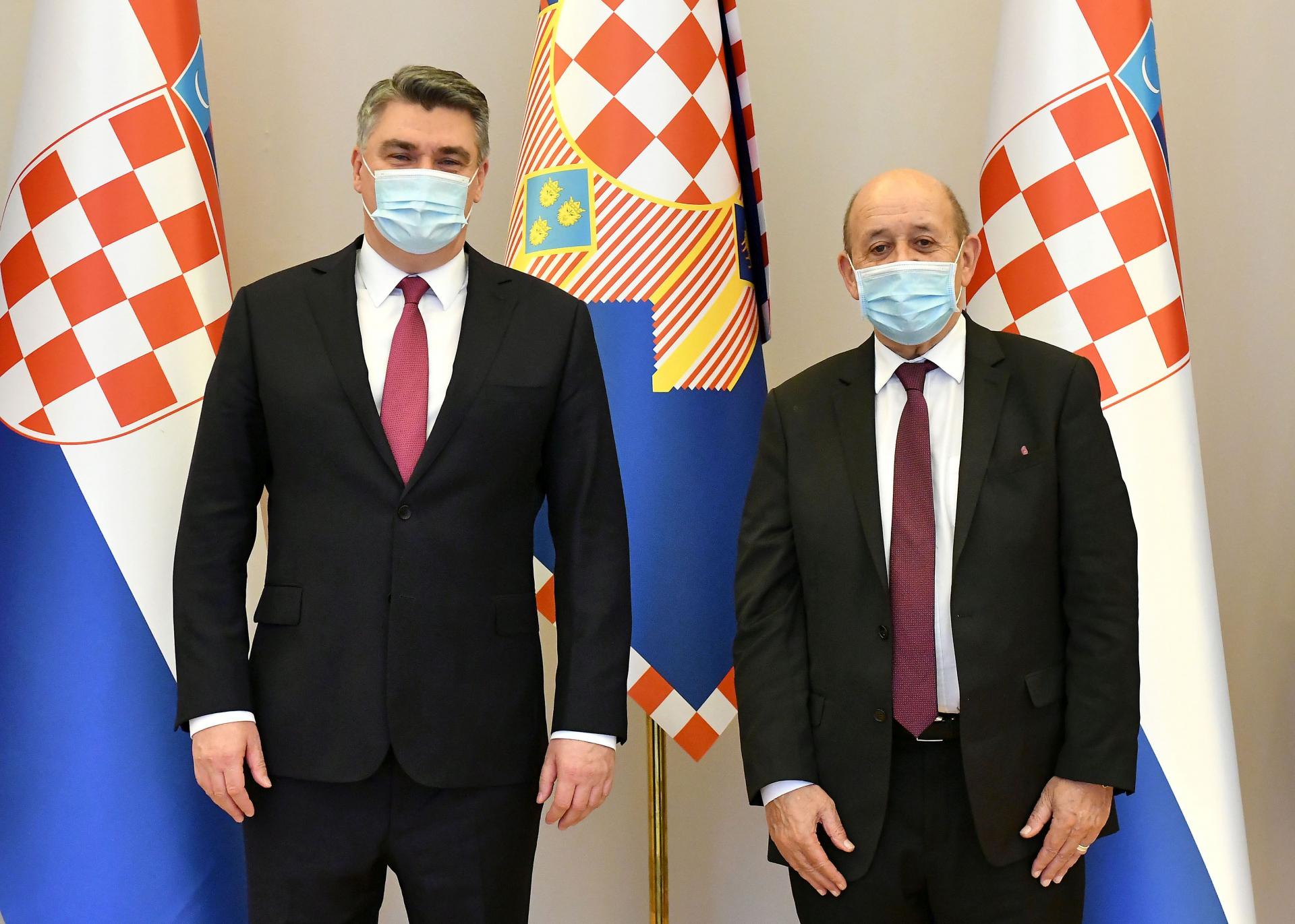 Hrvatska: Milanović primio ministra za Europu i vanjske poslove Francuske