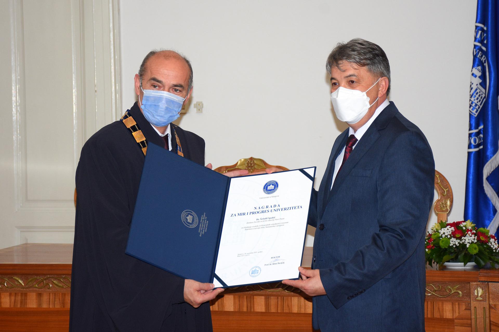 UNSA uručio priznanja institucijama i pojedincima iz Srbije i Novog Pazara
