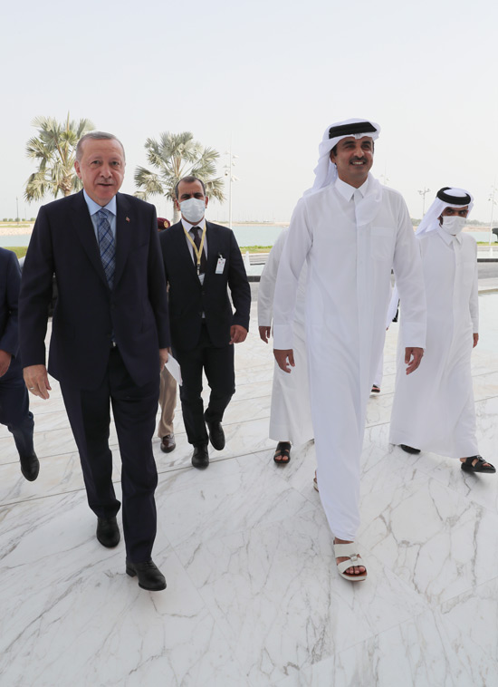 Shugaba Erdogan ya tattauna da Sarkin Katar