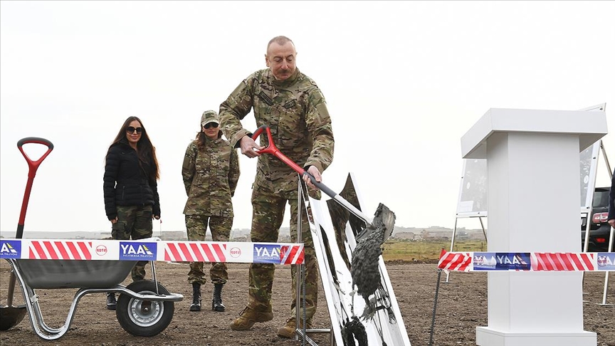 Ilham Aliýew, Fuzuli Şäherinde Täze Howa Menziliniň Gurluşygyna Badalga Berdi