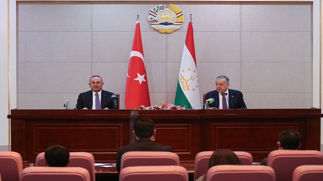 Daşary Işler Ministri Çawuşogly Täjigistanda Kärdeşleri Bilen Özara Duşuşyk Geçirdi