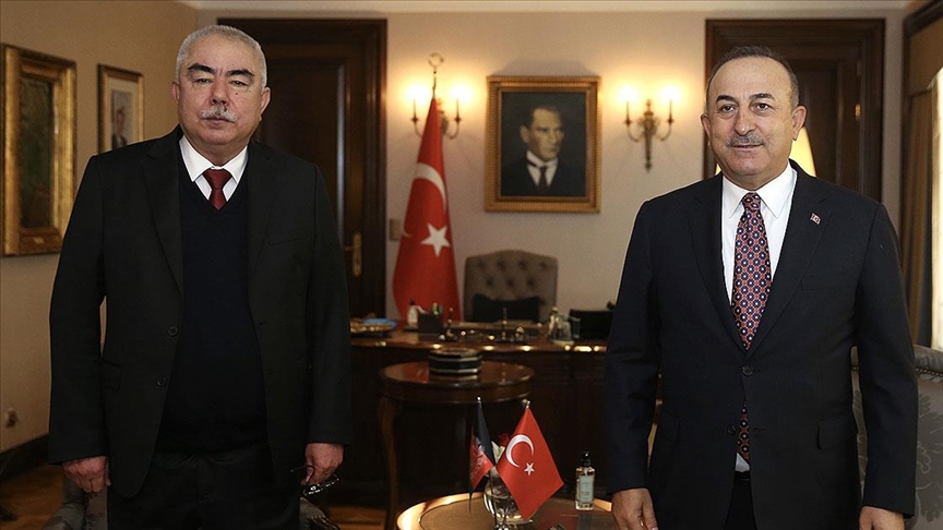 Mavlud Chavusho’g’li general Abdul Rashid Do'stum bilan uchrashdi