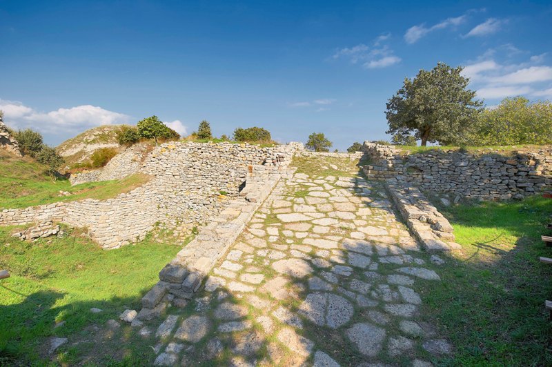 O Cavalo De Troia Localiza-se Na Turquia De Canakkale Imagem de