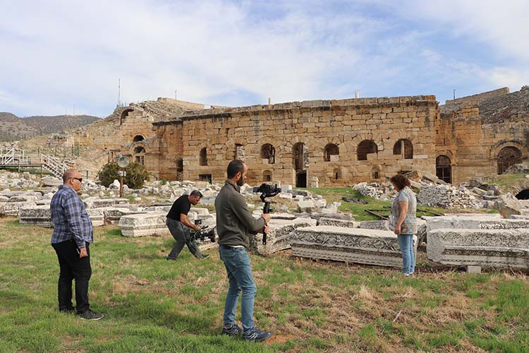 Discovery Science Channel rodea un documental introductorio sobre Pamukkale