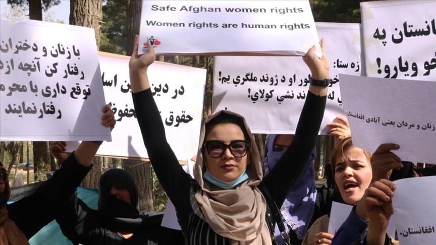 تجمع زنان افغانستانی در اعتراض به محدودیتهای آموزشی طالبان