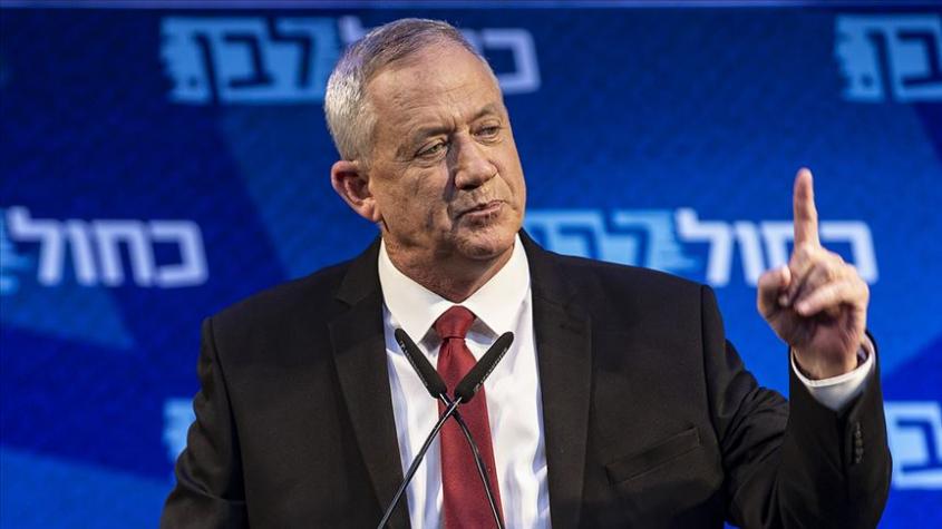 Gantz reacciona a la orden de no vacunar a los presos palestinos contra el Covid-19