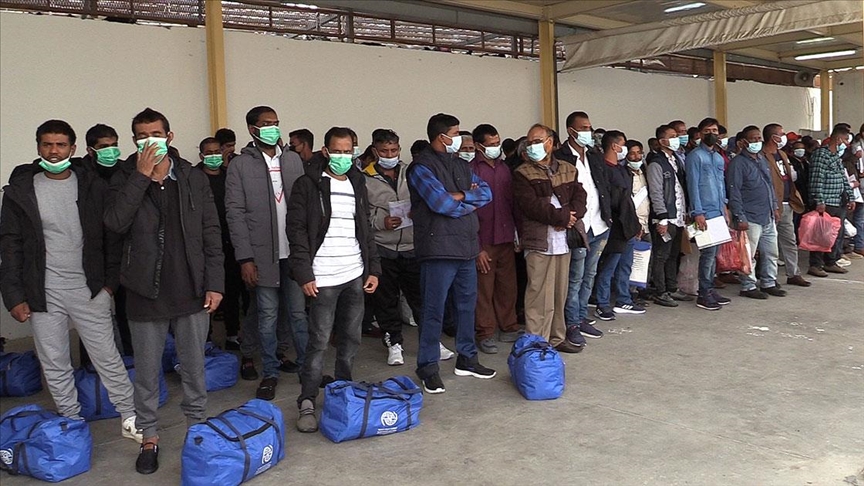 134 مهاجر غیرقانونی در لیبی به کشورهای خود بازگشتند