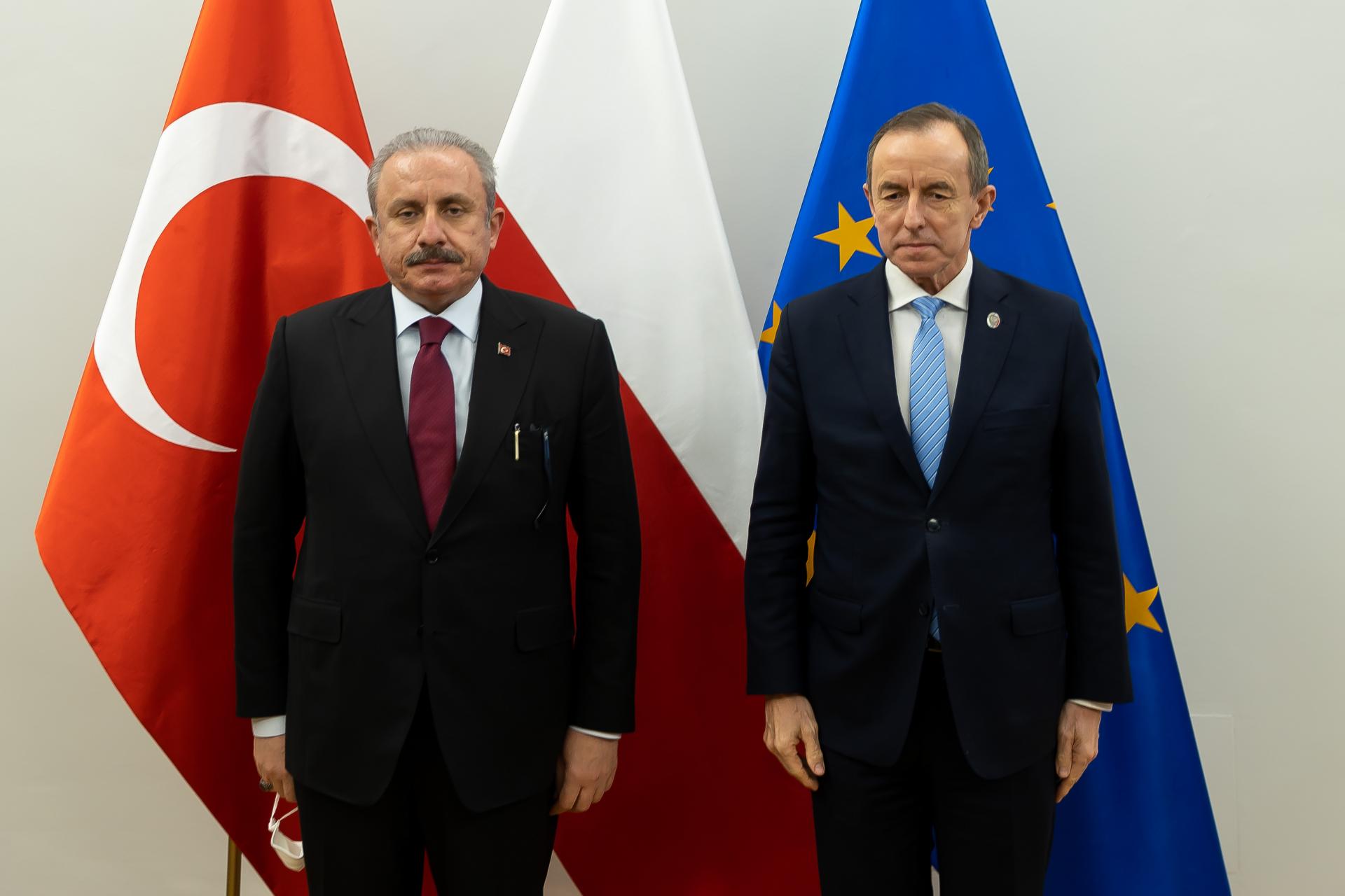 TBMM-nyň başlygy Polşanyň Senadynyň başlygy bilen duşuşyk geçirdi